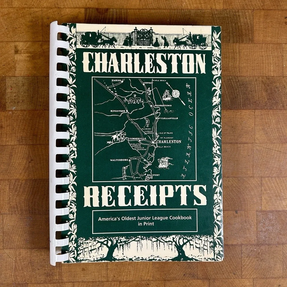 VTG Charleston Receipts Cookbook Junior League Charleston SC Historic Southern